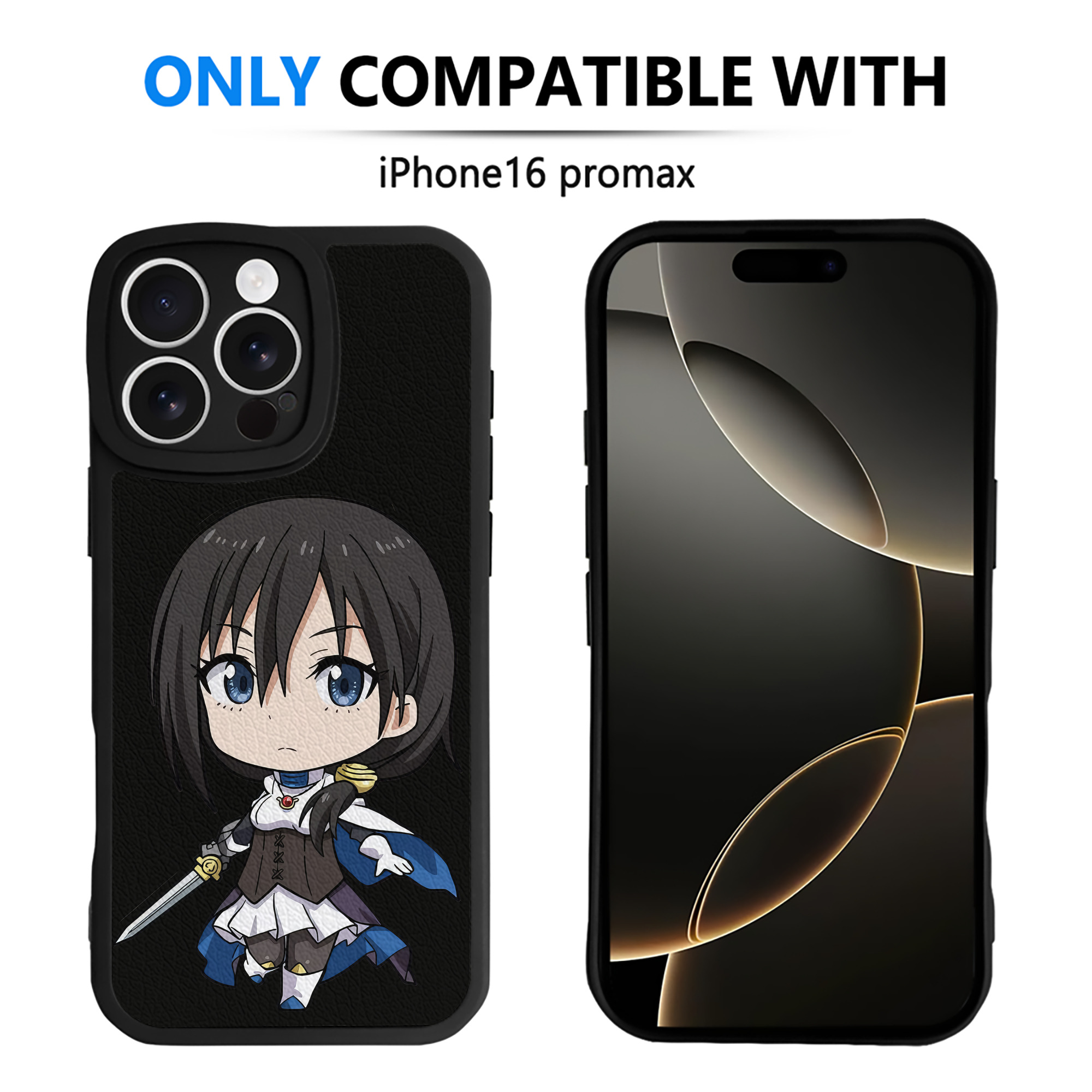 （画像用） 転スラ Regarding Reincarnated to Slime 【iPhone 16シリーズ対応】シリコンスマホケース（レザー調） 材質：シリコン